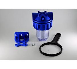 Фильтр магистральный (колба) 5", CFC-5K, резьба 1", с картриджем NT-5 сетка UNIPUMP