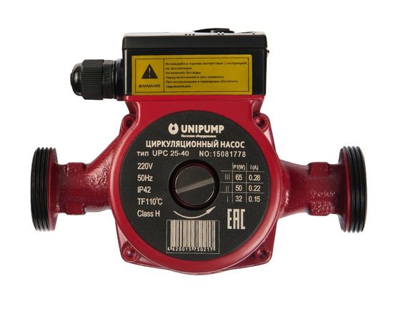 Циркуляционный насос Unipump UPC 25-40 180